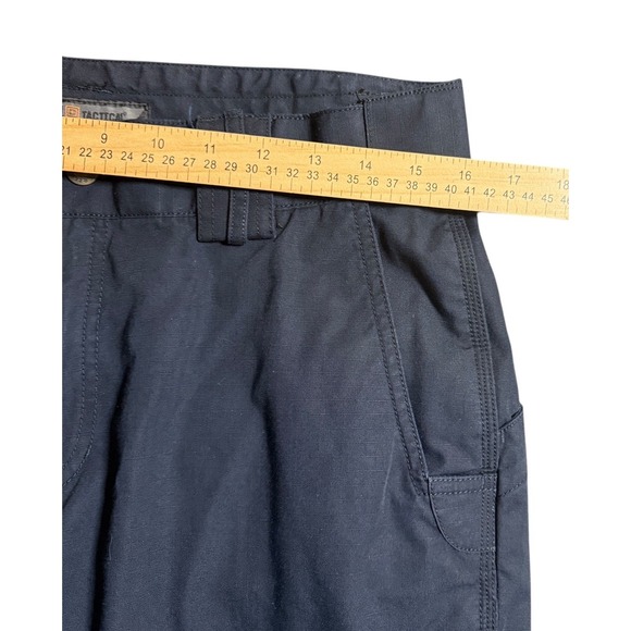 5.11 Tactical Women's Cargo Pants 12 Long Navy Ripstop Utility 32x33.5 EMS Work - Picture 10 of 12